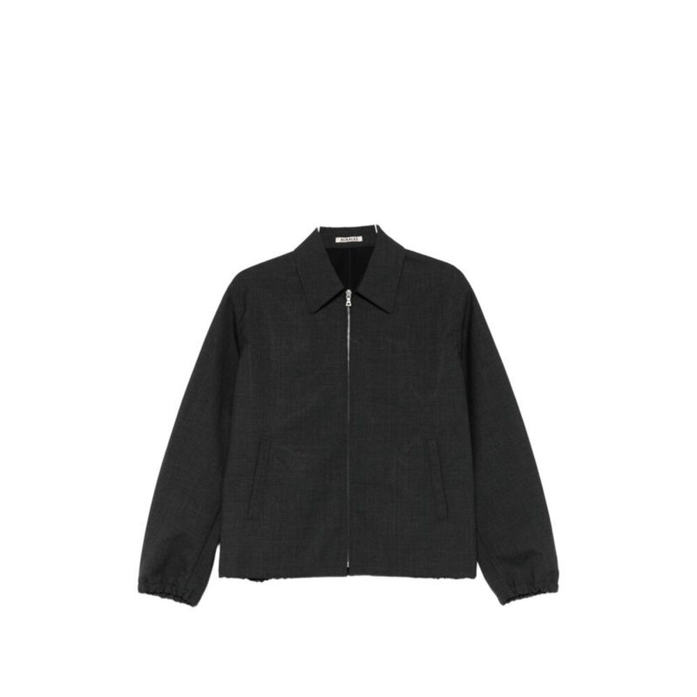 Auralee Men's Nylon Zipped Jacket